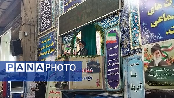 نماز عبادی و سیاسی جمعه همزمان با آغاز هفته نیروی انتظامی در نیشابور