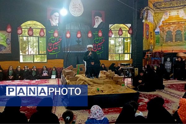 برگزاری مراسم شهادت دردانه حضرت اباعبدالله الحسین در شهرستان فیروزکوه