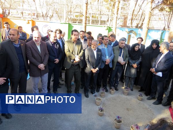 کلنگ زنی نمازخانه مدرسه پسرانه تیزهوشان بجنورد