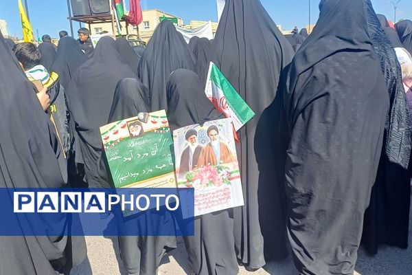 راهپیمایی باشکوه ۲۲ بهمن در شهرستان کوهپایه 