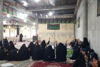برپایی سفره صلوات به نیت ظهور آقا امام‌زمان (عج) در روستای مارکده 