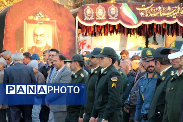 آیین استقبال از شهدای گمنام در سملقان