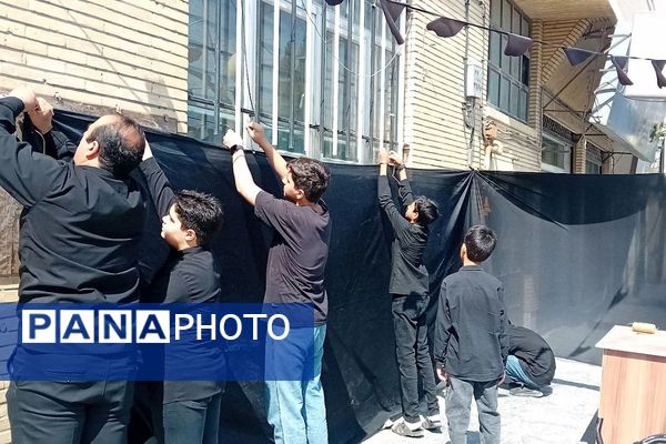 برپایی موکب جاماندگان اربعین حسینی در فیروزکوه