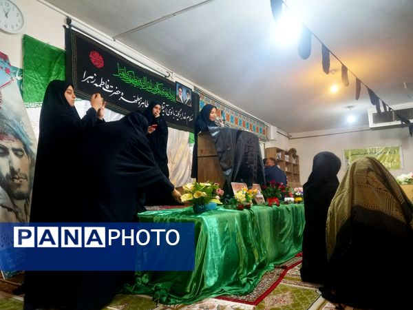 تشییع شهید گمنام در دبیرستان دخترانه شاهد قهرمان ایزدی ناحیه 3 شیراز