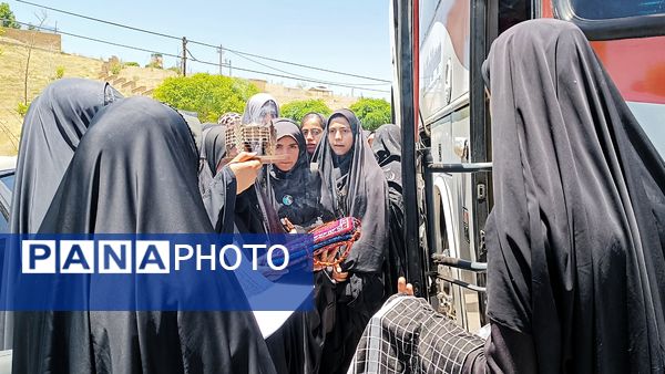 اعزام کاروان ناحیه مقاومت بسیج شهرستان مارگون به مراسم ارتحال امام خمینی (ره)