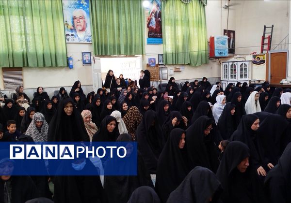 مراسم عاشورای حسینی در مسجد شهدای گمنام نیشابور 