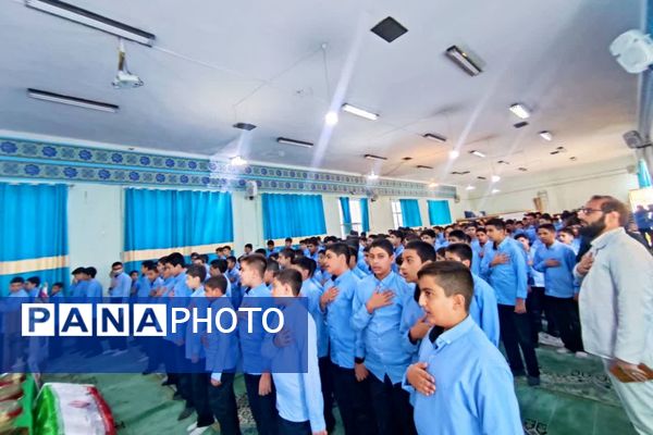 مراسم یادواره شهدا در آموزشگاه امین شهید بکائی