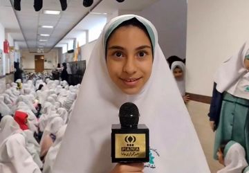 افتتاح کتابخانه دبستان شاهد نیک‌اندیشان همراه با نواختن زنگ دانایی و توانایی