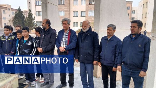 نخستین سالگرد تدفین شهید گمنام در مسجد ولیعصر(عج) نظرآباد