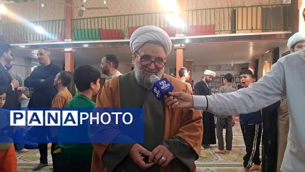 مراسم اعتکاف پسران در مسجد موسی بن جعفر آشخانه 