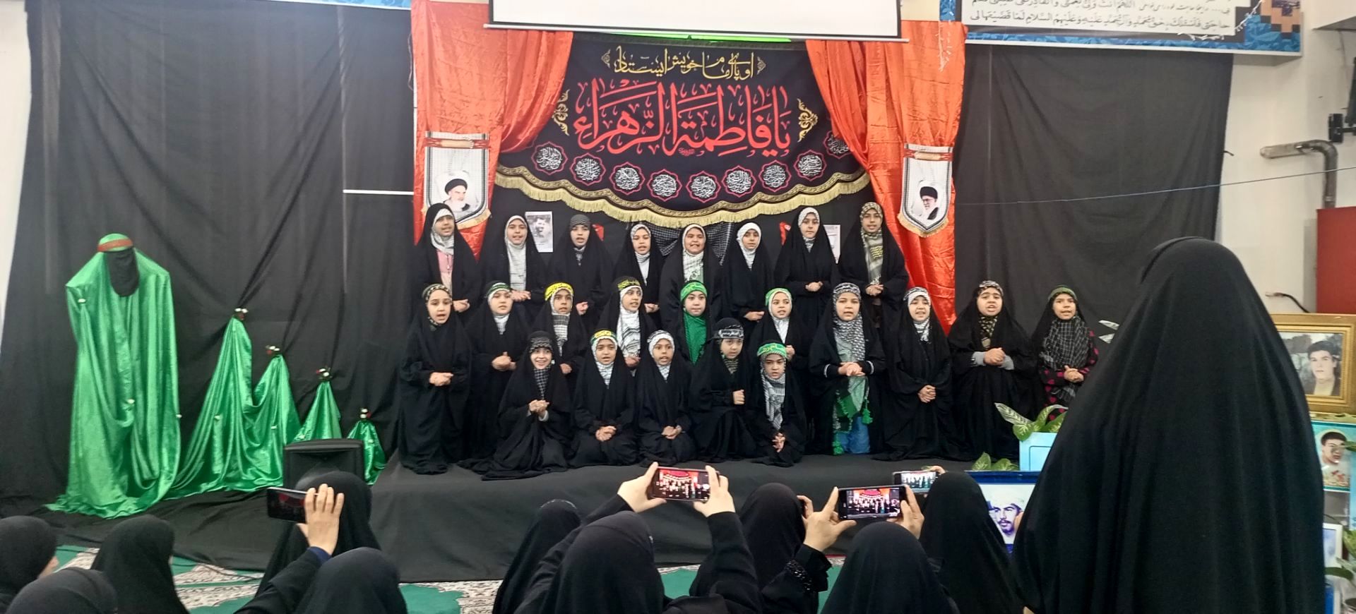 مراسم شهادت حضرت ام البنین در مسجد حضرت محمد (ص) برگزار شد