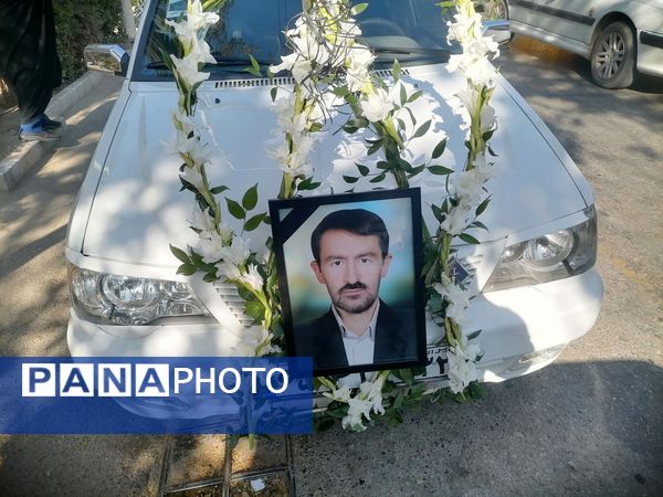 تشییع پیکر جانباز شهید علی فتح آبادی در نیشابور 