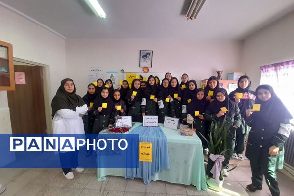  افتتاحیه سفیران سلامت در دبیرستان حضرت معصومه شهرستان فیروزکوه