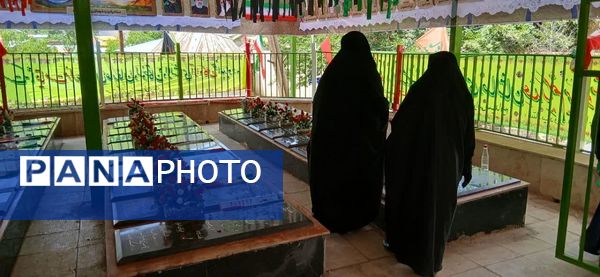 مراسم باشکوه یادبود شهدای روستای دیزان طالقان