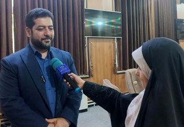 مراسم تقدیر از زحمات رئیس اسبق اردوگاه شهید بهشتی اصفهان