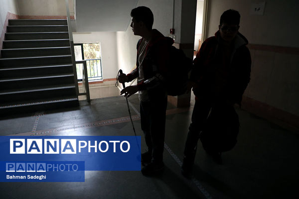 بازدید خبرنگاران از مجتمع نابینایان شهید محبی منطقه 5 شهر تهران