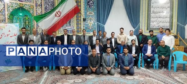  جلسه شورای دبیران دبیرستان رئیس زاده خلیل‌آباد 