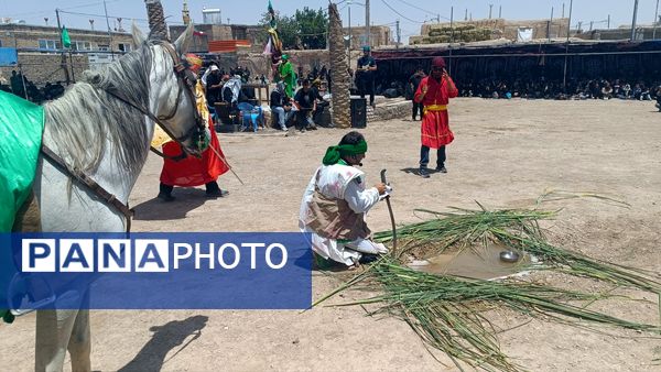 شام غریبان در  میدان منطقه سرولایت روستای سلطان آباد 