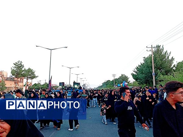 پیاده روی جاماندگان اربعین در کاشمر