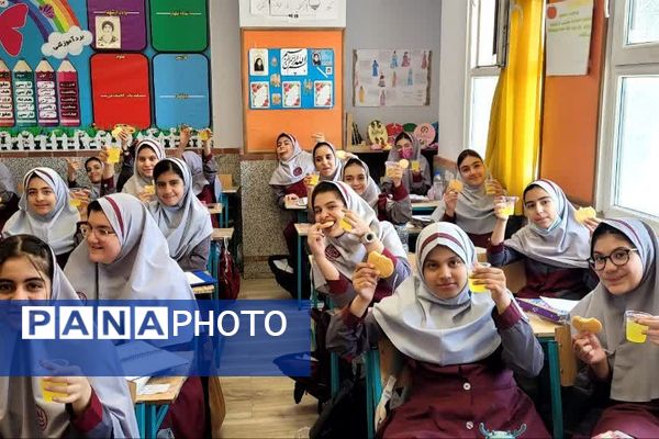 برگزاری جشن میلاد امام رضا علیه السلام در دبستان شاهد ام البنین (س) ناحیه دو شهرری 