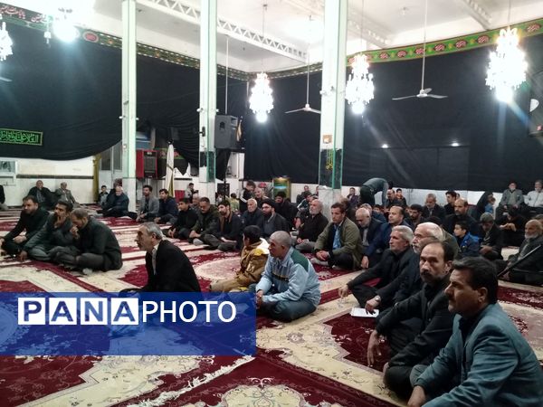 عزاداری شب شهادت حضرت فاطمه(س) در شهرستان خلیل آباد 