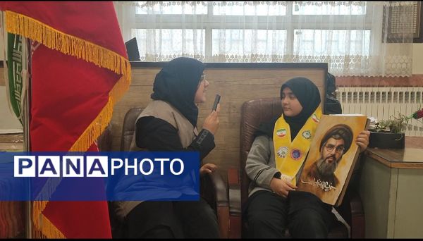 مراسم گرامیداشت شهدای مقاومت در دبیرستان گلشن آزادی مشهد