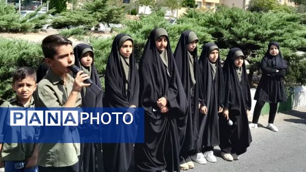 راهپیمایی دلدادگان حسینی در شهرستان سمنان