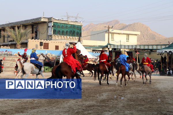 بازآفرینی نوجوان کربلا زیر آسمان لامرد