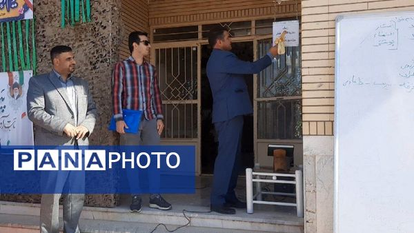 برگزاری مانور پدافند غیرعامل در آموزشگاه سمیه ناغان 