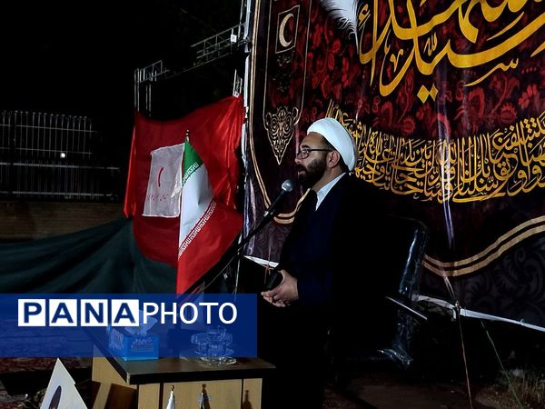 حضور دادستان کاشمر در مراسم عزاداری هیئت جوانان علی اکبری (ع) و هلال احمر کاشمر