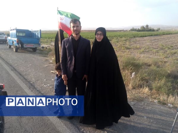 برپایی موکب نهادهای اداره آموزش و پرورش در شیروان