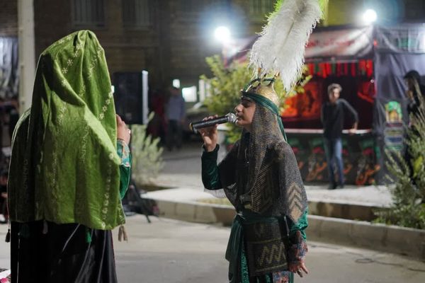 چهارمین سال برگزاری مراسم تعزیه‌خوانی گروه «عشاق‌الحسین» در اردکان