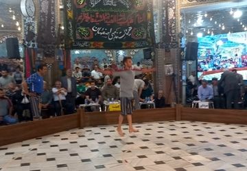 افتتاح اولین دوره مسابقات ورزش باستانی کشور در حسینیه بنی فاطمه اصفهان