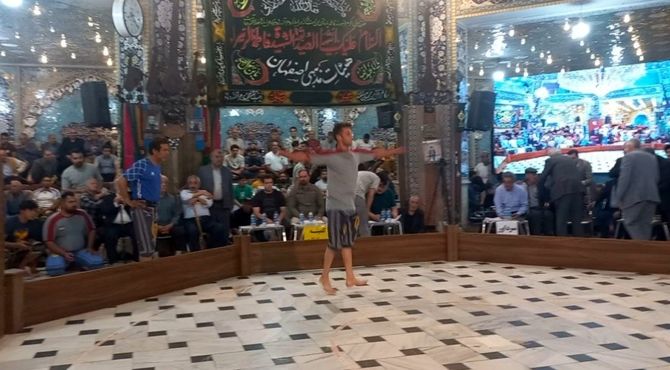 افتتاح اولین دوره مسابقات ورزش باستانی کشور در حسینیه بنی فاطمه اصفهان