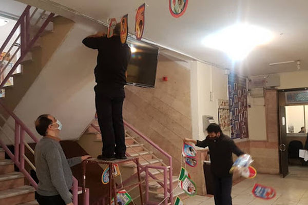 مدیران مدارس در قالب پروژه مهر، فضاسازی مدرسه را انجام می‌دهند