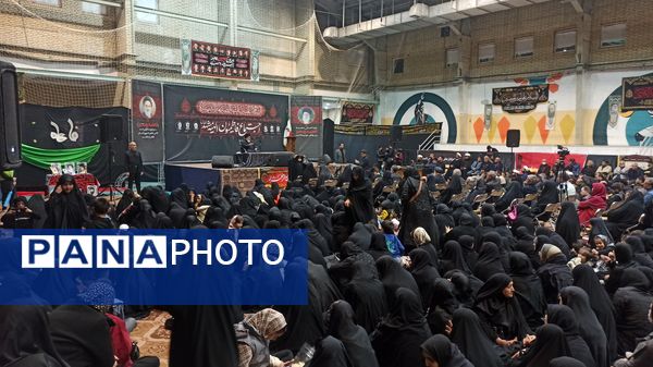 اجتماع عظیم فاطمیون در سالن شهدای شهرداری مشهد مقدس 