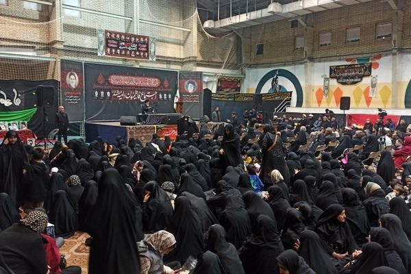 اجتماع عظیم فاطمیون در سالن شهدای شهرداری مشهد مقدس 