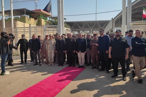 ورود وزیر کشور عراق و ایران به مرز خسروی