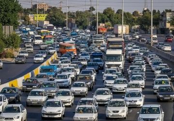 وضعیت ترافیکی معابر و بزرگراه‌های پایتخت