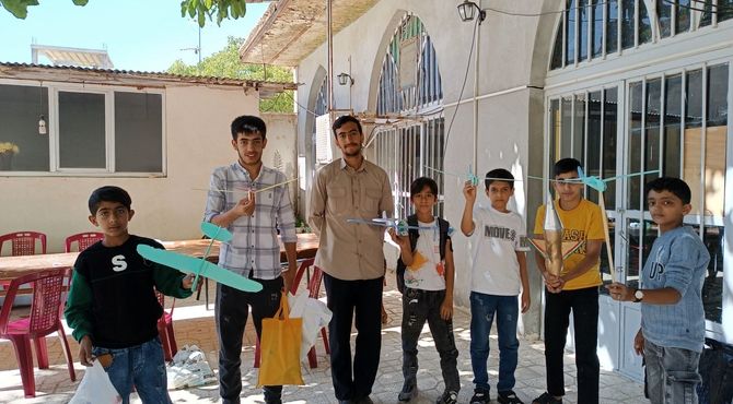 ساخت گلایدر تجربه علمی دانش‌آموزان فارسان