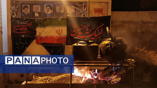  مراسم باشکوه عزاداری شب هفتم محرم در شهرستان مارگون