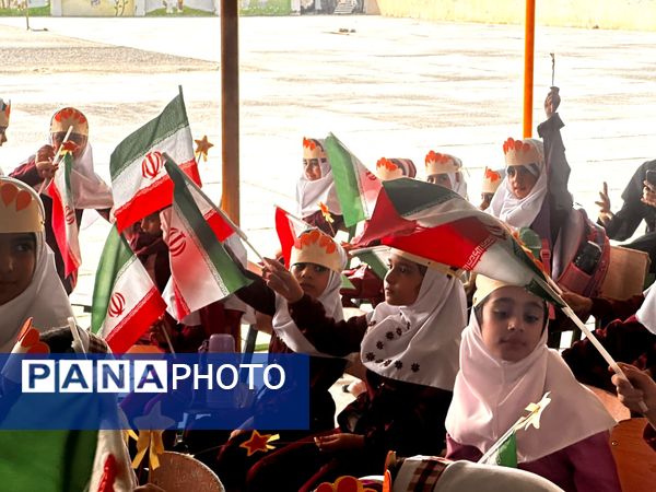 جشن شکوفهها و طنین زنگ مهر در مدرسه فاطمه الزهرا شهرستان جاسک