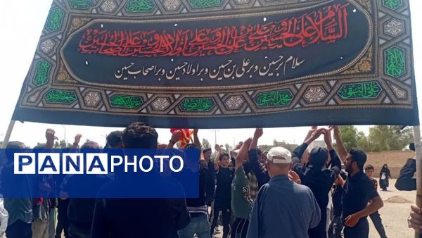 راهپیمایی دلدادگان حسینی در شهرستان سمنان
