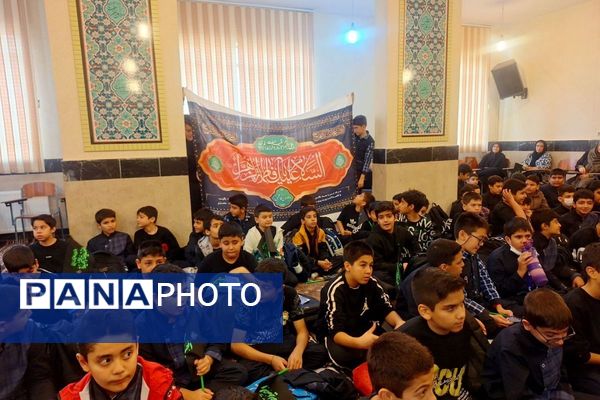 مراسم عزاداری نوگلان فاطمی در دارالقرآن حجت الاسلام قرائتی