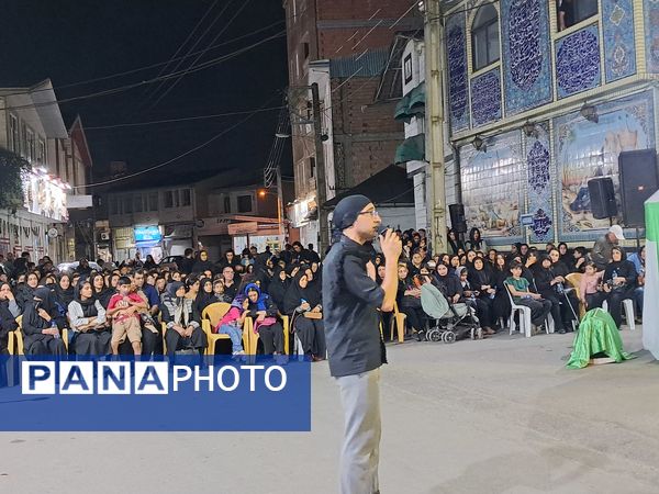 آیین خیمه سوزان در مسجد ابوالفضل قائمشهر
