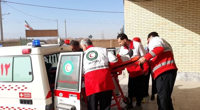 برگزاری مانور زلزله و ایمنی در دبیرستان شهید ذاکری زارچ