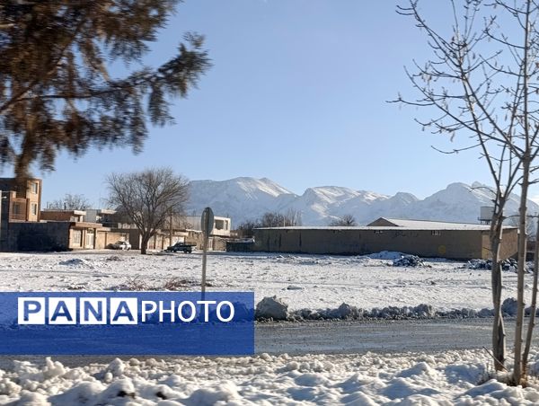 برف زمستانی مهمان شهرستان کیار شد