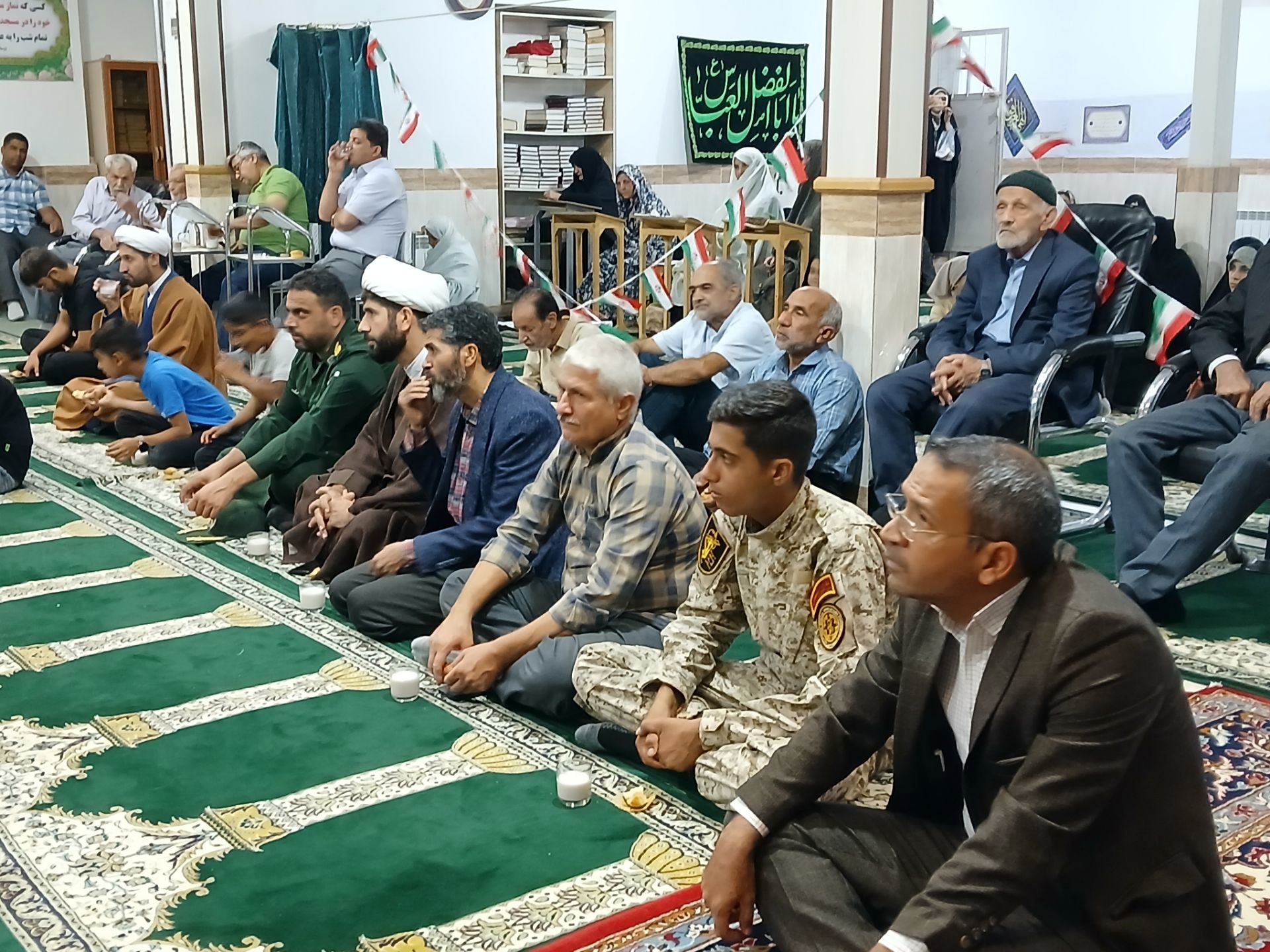 یادواره شهدای شهرستان خلیل‌آباد در مسجد نبی 