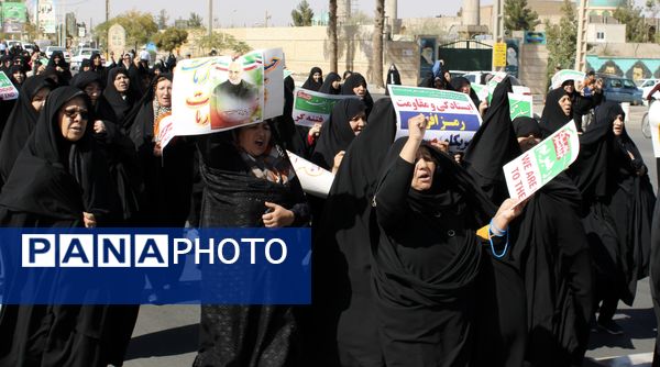 راهپیمایی بشارت نصر؛ نمایش وحدت، اقتدار و وفاداری ملت به آرمان‌های انقلاب در شهرستان تربت جام