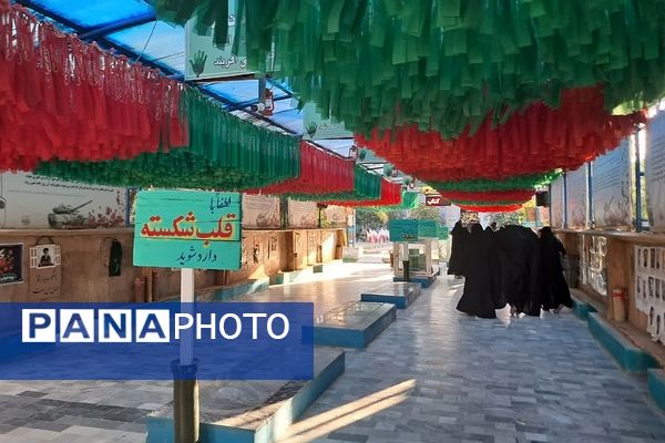 حضور دانش‌آموزان بسیجی ناحیه 2 شهرری در اردوی راهیان نور 